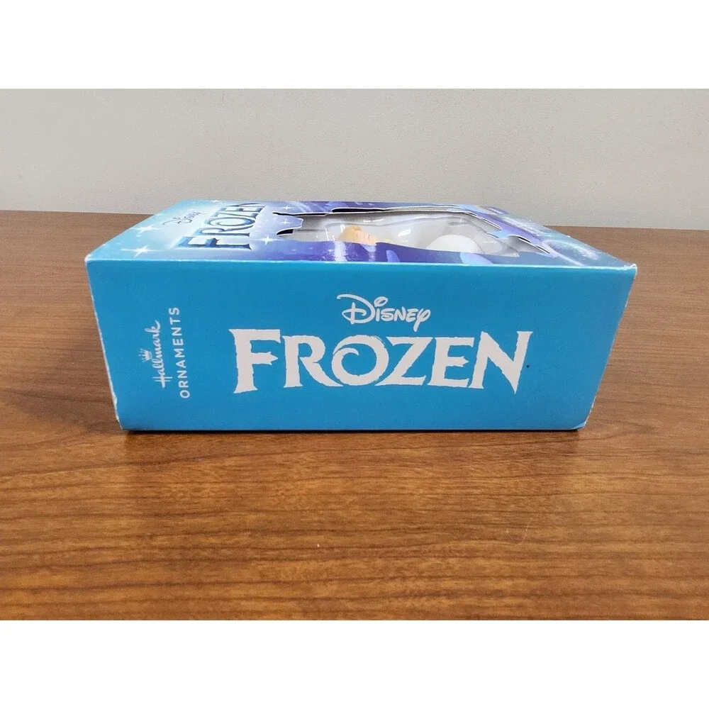 Hallmark Disney Frozen ~ 2 Christmas Tree Ornaments ~ Box Set Elsa & Olaf ~ New